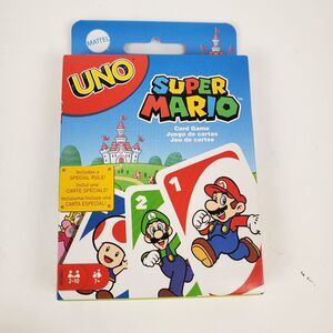 UNO SUPER MARIO Edition Card Game Mattel Nintendo